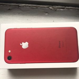Empty iPhone (red) 7 box